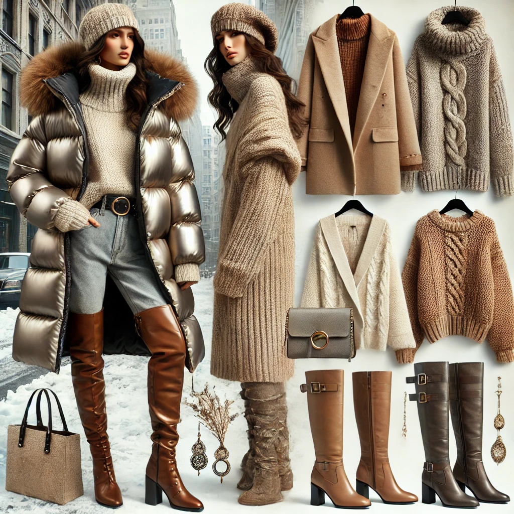 10 ترند لباس زنانه برای زمستان 1404